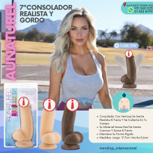 AUNATUREL 7CONSOLADOR REALISTA Y GORDO-SEXSHOP PTE PIEDRA 931568025